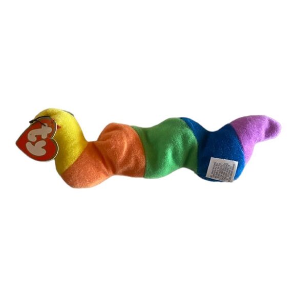 Teenie Beanie Babies Inch the Worm - Picture 1 of 4